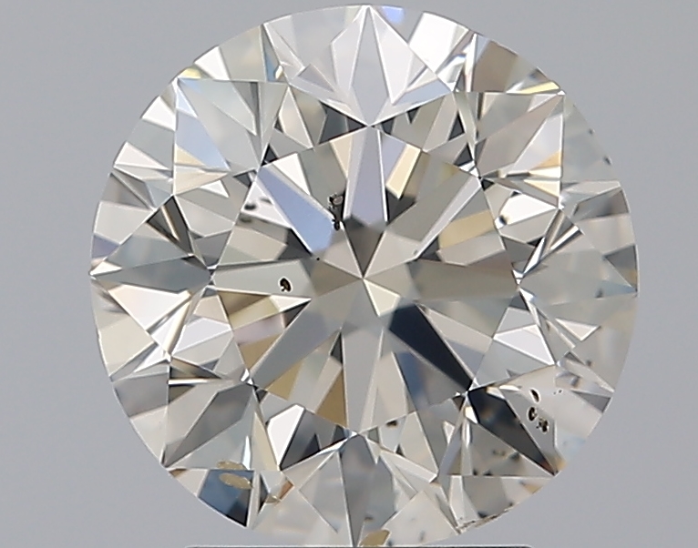 3.01 CaratL-SI1 EX Cut Round Diamond
