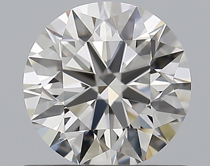 0.76 CaratJ-VVS2 EX Cut Round Diamond