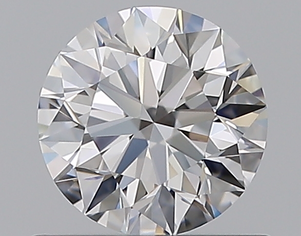 0.53 CaratD-VVS2 EX Cut Round Diamond