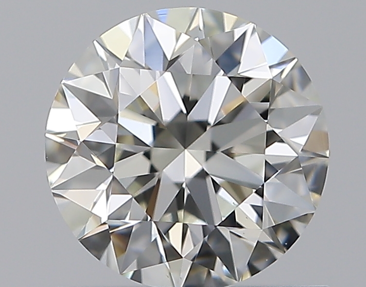 0.8 CaratJ-VS2 EX Cut Round Diamond