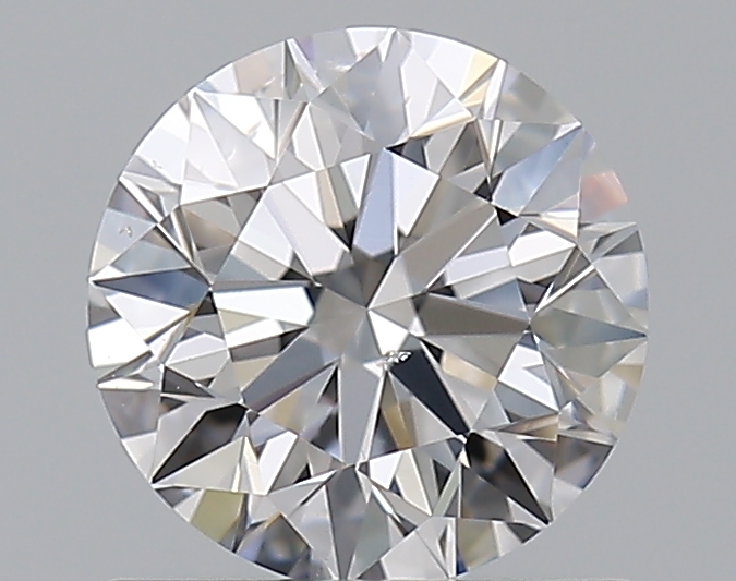 0.91 CaratD-SI1 EX Cut Round Diamond