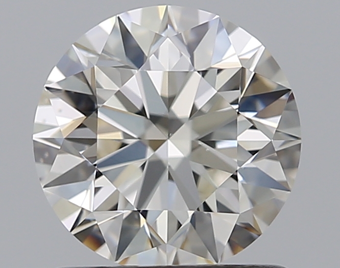 0.89 CaratJ-VS2 EX Cut Round Diamond
