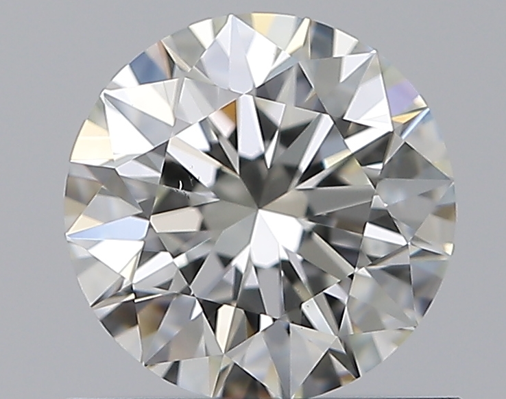 0.72 CaratJ-VS2 EX Cut Round Diamond