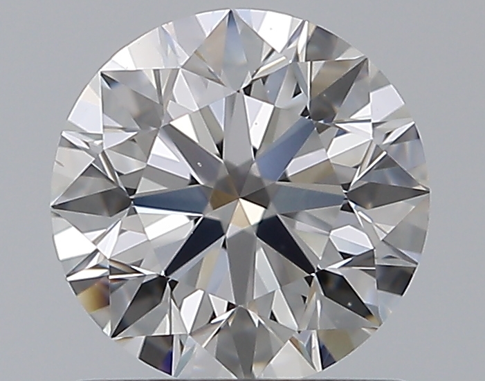 0.9 CaratD-VS2 EX Cut Round Diamond