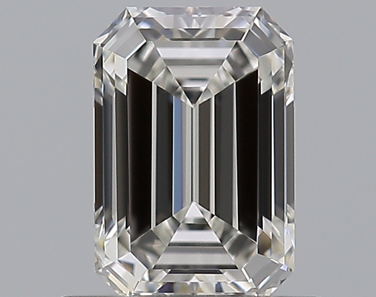 0.76 CaratH-VVS2 - Cut Emerald Diamond
