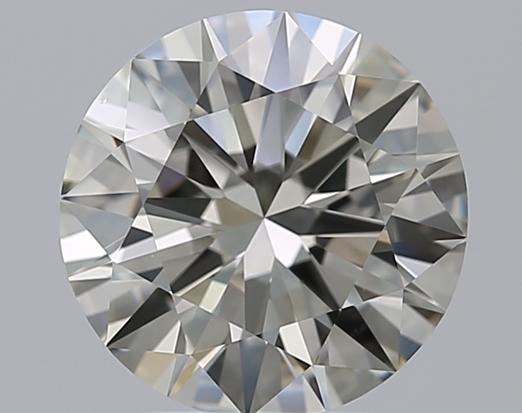 2.01 CaratL-VS2 EX Cut Round Diamond