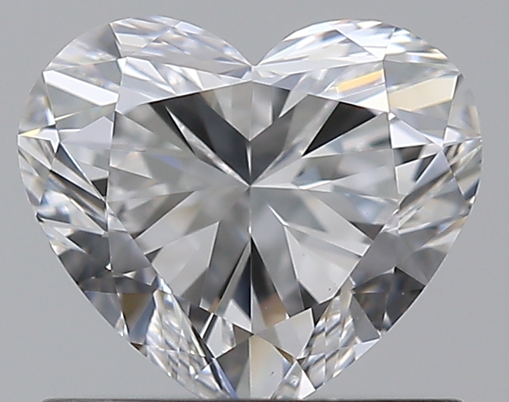 0.83 CaratD-VVS2 - Cut Heart Diamond