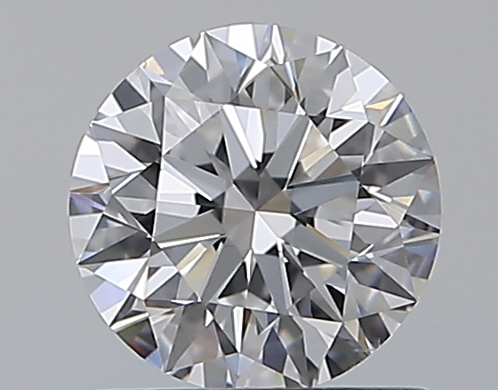 0.96 CaratE-VS2 EX Cut Round Diamond