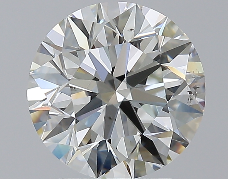 3.01 CaratJ-SI1 EX Cut Round Diamond