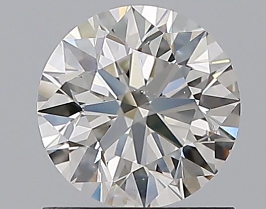 0.91 CaratK-SI1 EX Cut Round Diamond