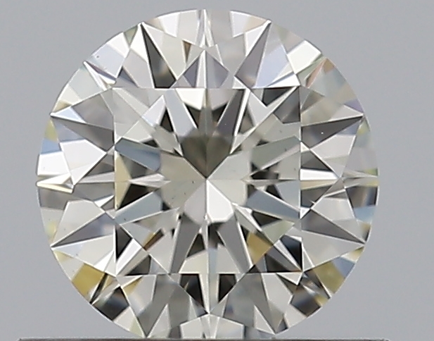 0.53 CaratL-VS1 EX Cut Round Diamond