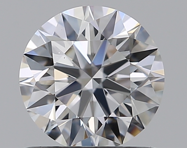 0.72 CaratE-VS2 EX Cut Round Diamond