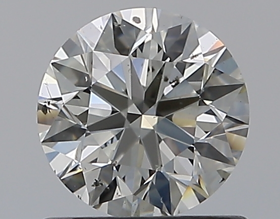 0.85 CaratJ-SI2 EX Cut Round Diamond