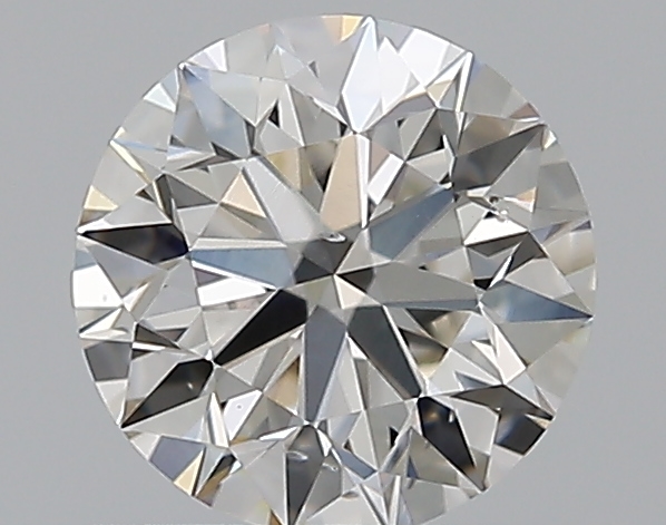 0.76 CaratJ-SI1 EX Cut Round Diamond