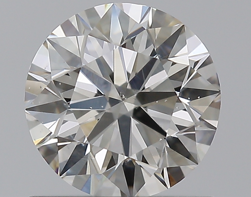 0.91 CaratI-SI1 EX Cut Round Diamond