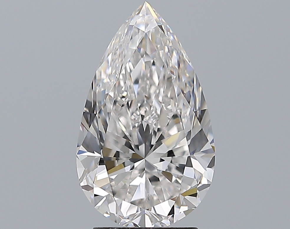 3 CaratF-VVS2 - Cut Pear Diamond