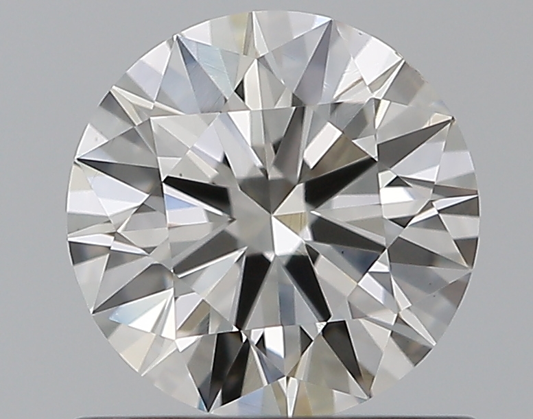 0.76 CaratI-VS2 EX Cut Round Diamond