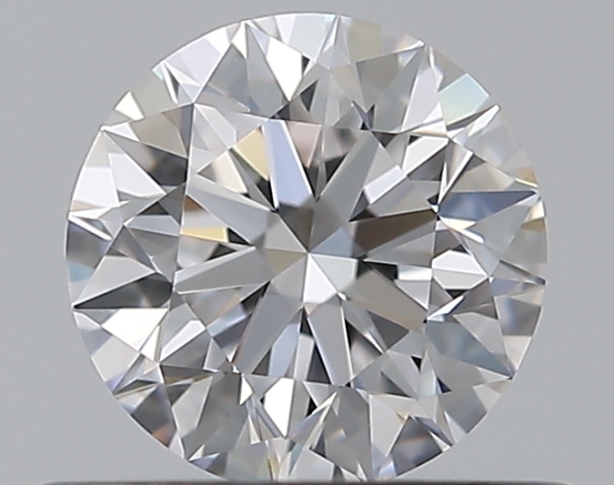 0.53 CaratD-IF EX Cut Round Diamond