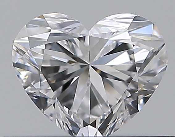 0.42 CaratD-VVS2 - Cut Heart Diamond