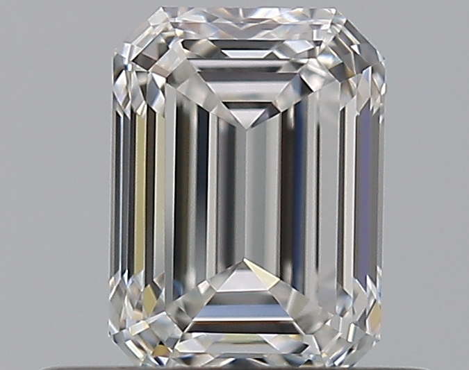 0.59 CaratF-VS1 - Cut Emerald Diamond