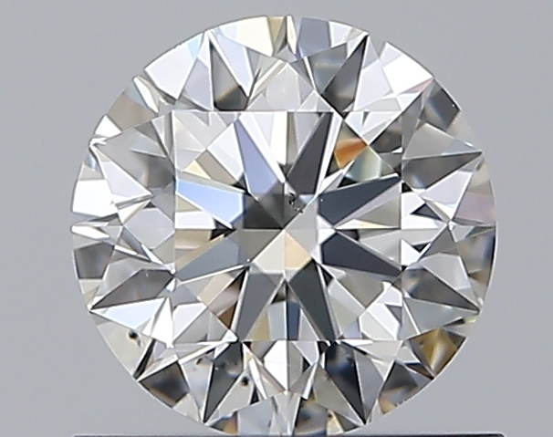 0.72 CaratI-SI1 EX Cut Round Diamond