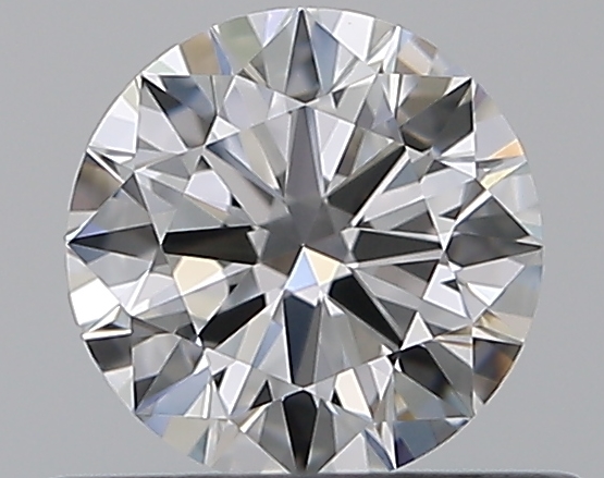 0.5 CaratF-VS2 EX Cut Round Diamond