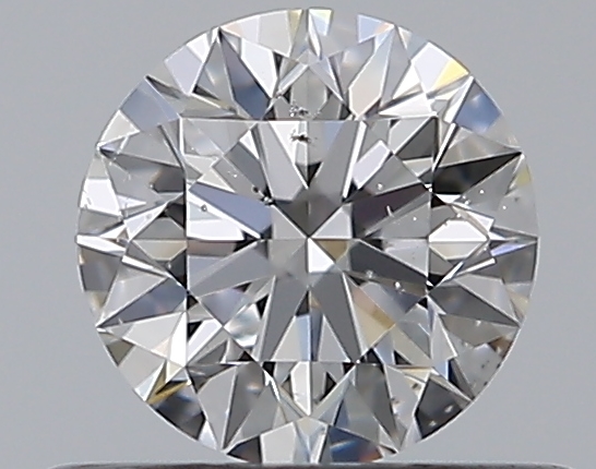 0.41 CaratD-SI2 EX Cut Round Diamond