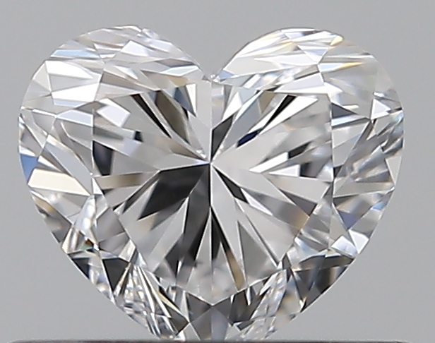 0.5 CaratD-VVS2 - Cut Heart Diamond