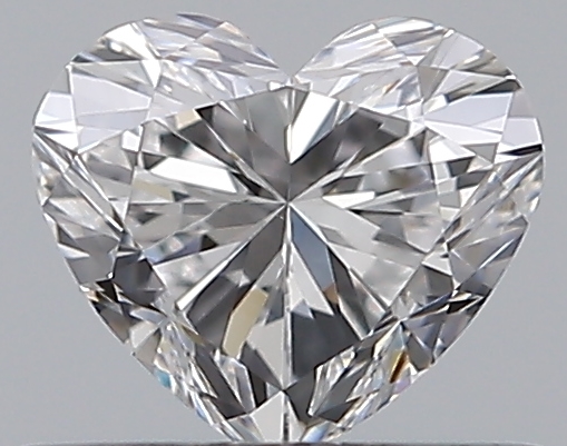0.42 CaratD-VVS2 - Cut Heart Diamond