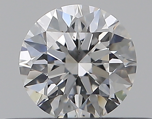 0.33 CaratF-SI1 EX Cut Round Diamond