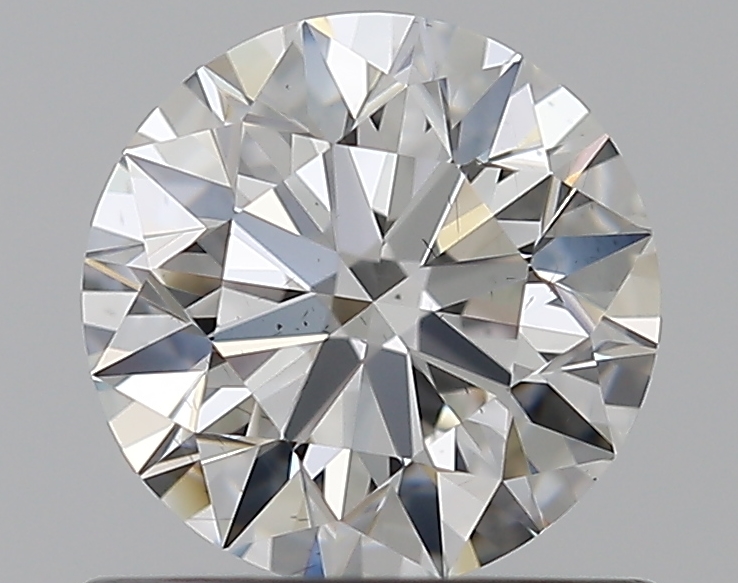0.76 CaratF-VS2 EX Cut Round Diamond