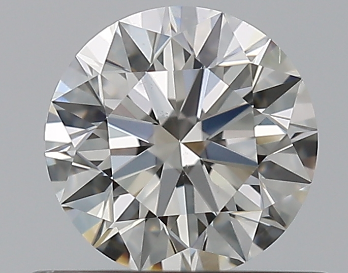 0.59 CaratI-SI1 EX Cut Round Diamond