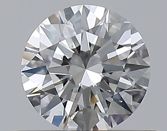 0.5 CaratF-SI1 EX Cut Round Diamond