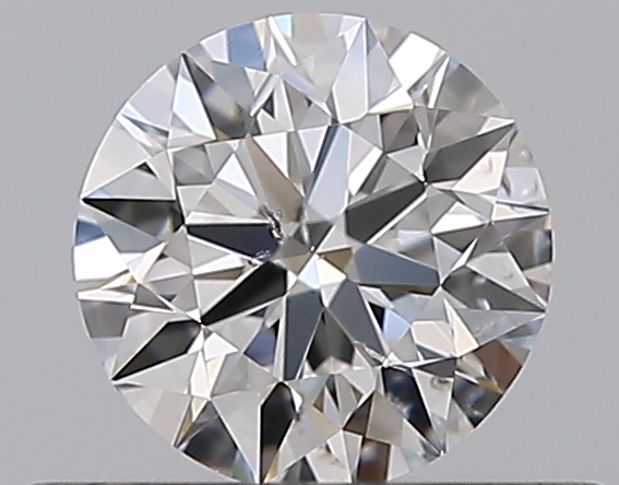 0.43 CaratE-SI2 EX Cut Round Diamond