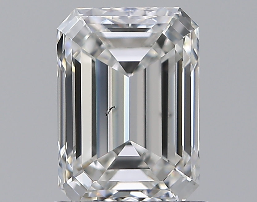 1 CaratG-SI1 - Cut Emerald Diamond