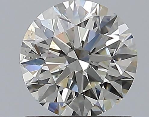 0.78 CaratJ-SI1 EX Cut Round Diamond