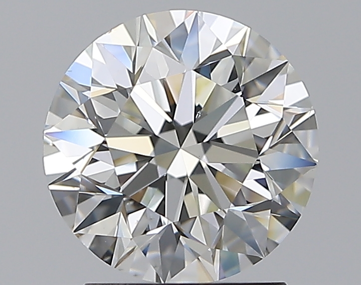 2 CaratJ-VS2 EX Cut Round Diamond