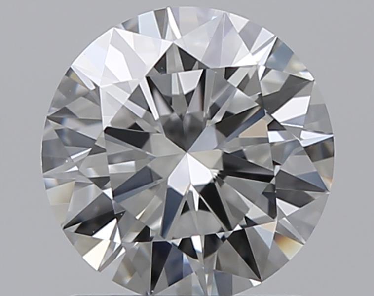 1 CaratF-VVS2 EX Cut Round Diamond