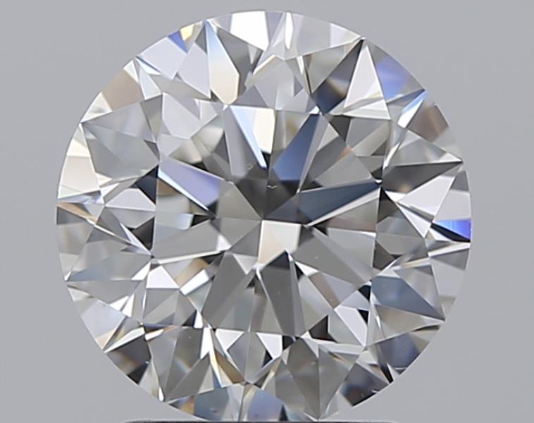 2 CaratF-VS2 EX Cut Round Diamond