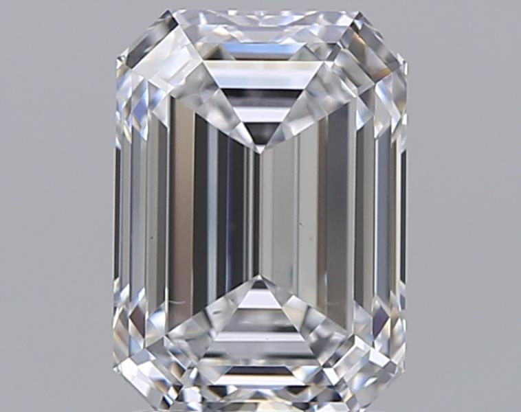 2 CaratD-VS2 - Cut Emerald Diamond