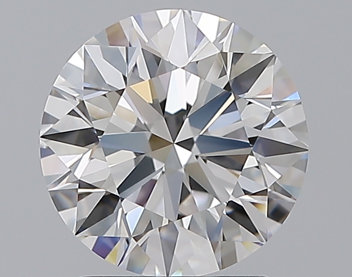 2.22 CaratE-VVS2 EX Cut Round Diamond