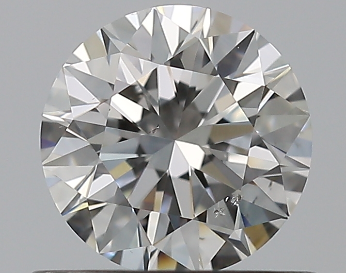 0.66 CaratG-SI1 EX Cut Round Diamond