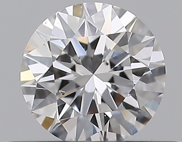0.33 CaratD-SI1 EX Cut Round Diamond