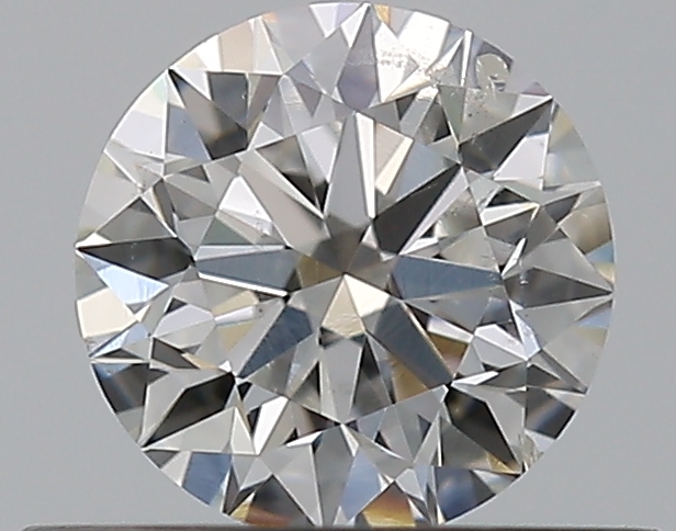 0.46 CaratF-SI2 EX Cut Round Diamond