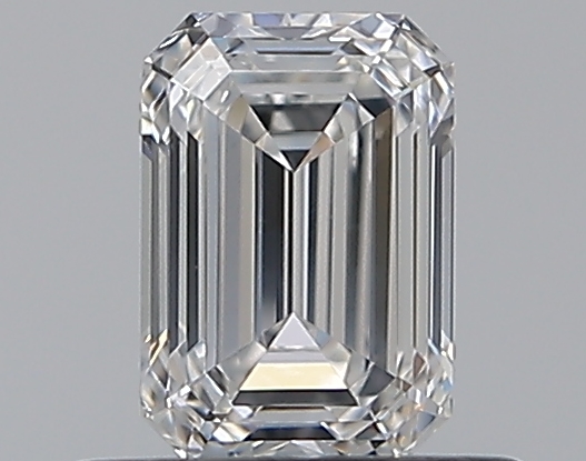 0.59 CaratF-SI1 - Cut Emerald Diamond