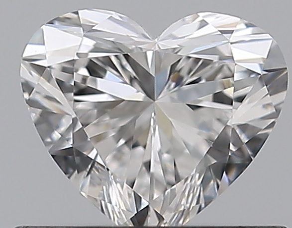 0.51 CaratD-VVS2 - Cut Heart Diamond