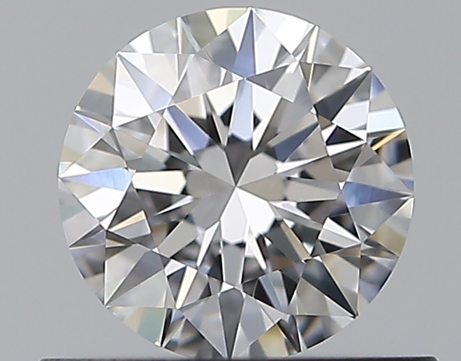 0.53 CaratF-VVS1 EX Cut Round Diamond