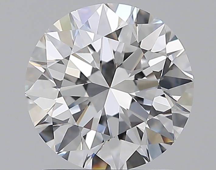 1.5 CaratD-VS2 EX Cut Round Diamond