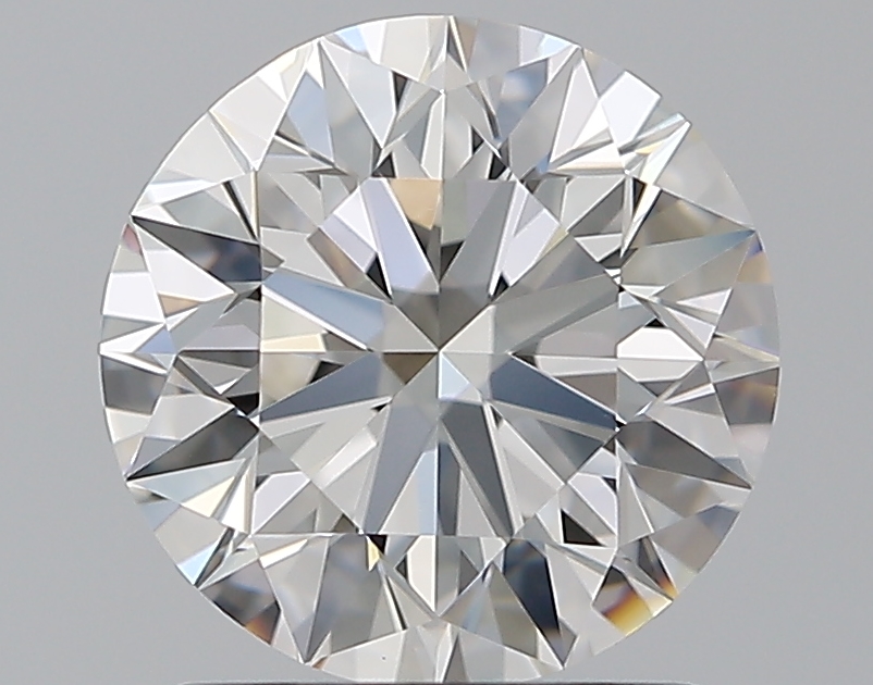 1.61 CaratF-VS1 EX Cut Round Diamond