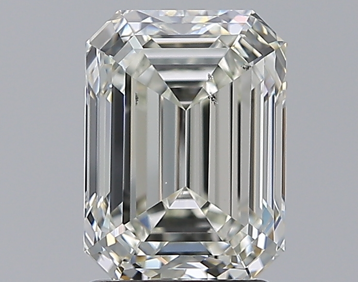 2.01 CaratJ-SI1 - Cut Emerald Diamond